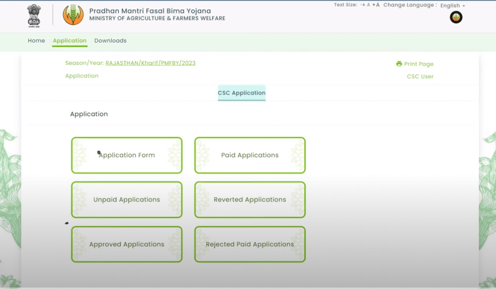 Pradhanmantri fasal Bima Yojana 2023 Rajasthan