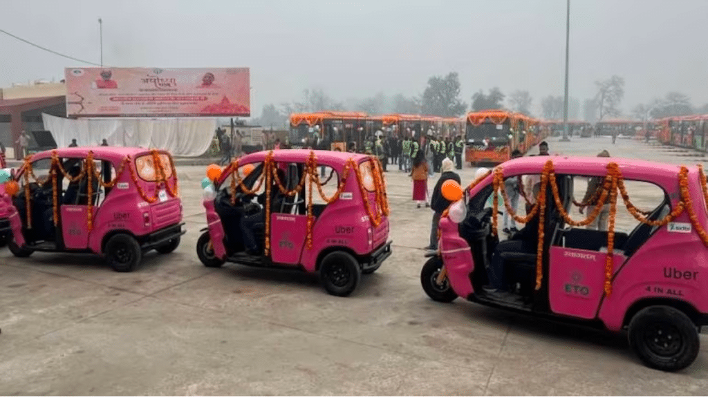 Uber Launches EV Auto Services at Ayodhya Ram Mandir